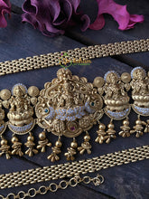 Premium AD Stone Lakshmi Hipchain -Temple Hipchain -G2281